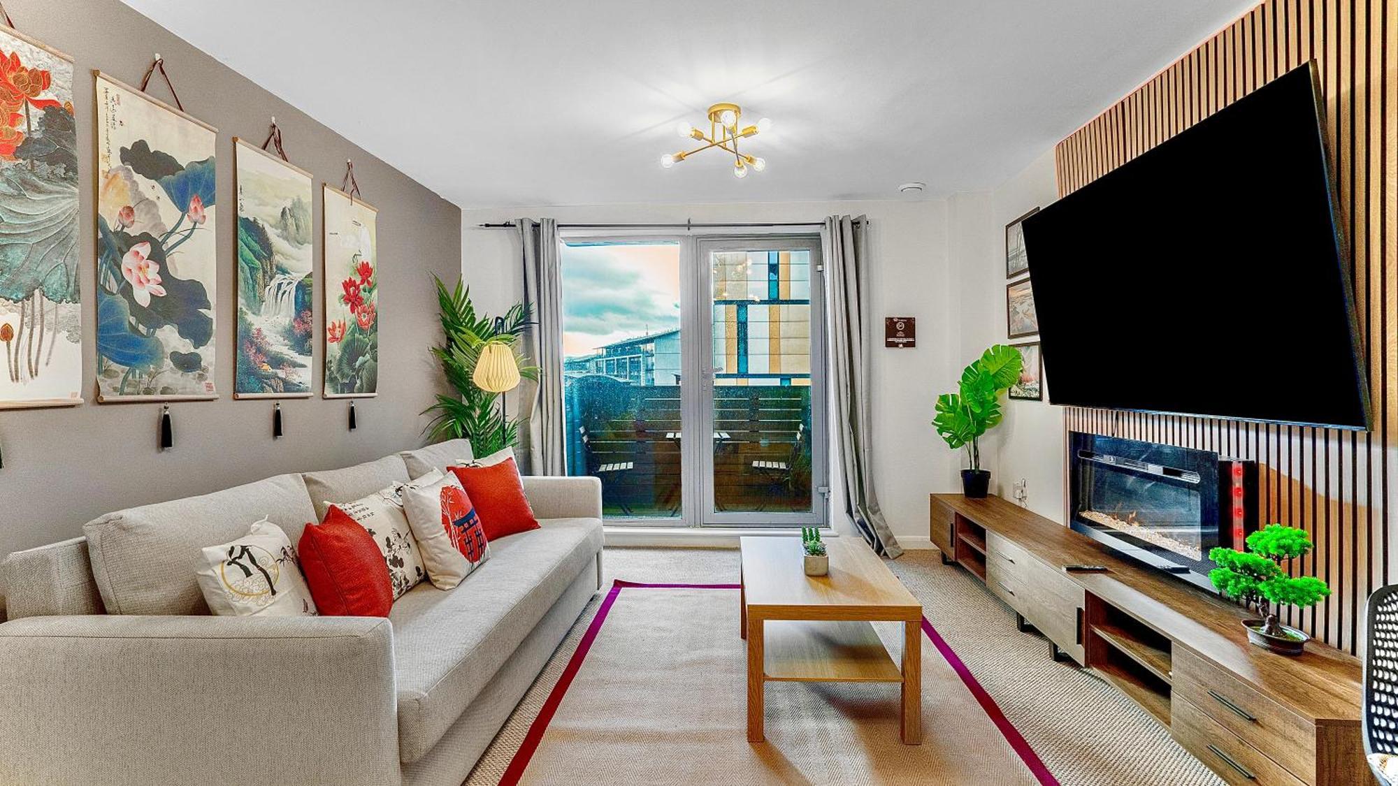 ברמינגהאם Japanese Suite 2Bed 2Bath, Free Park, Netfix, 75 Inch Tv, Games - City Centre- Maihom מראה חיצוני תמונה