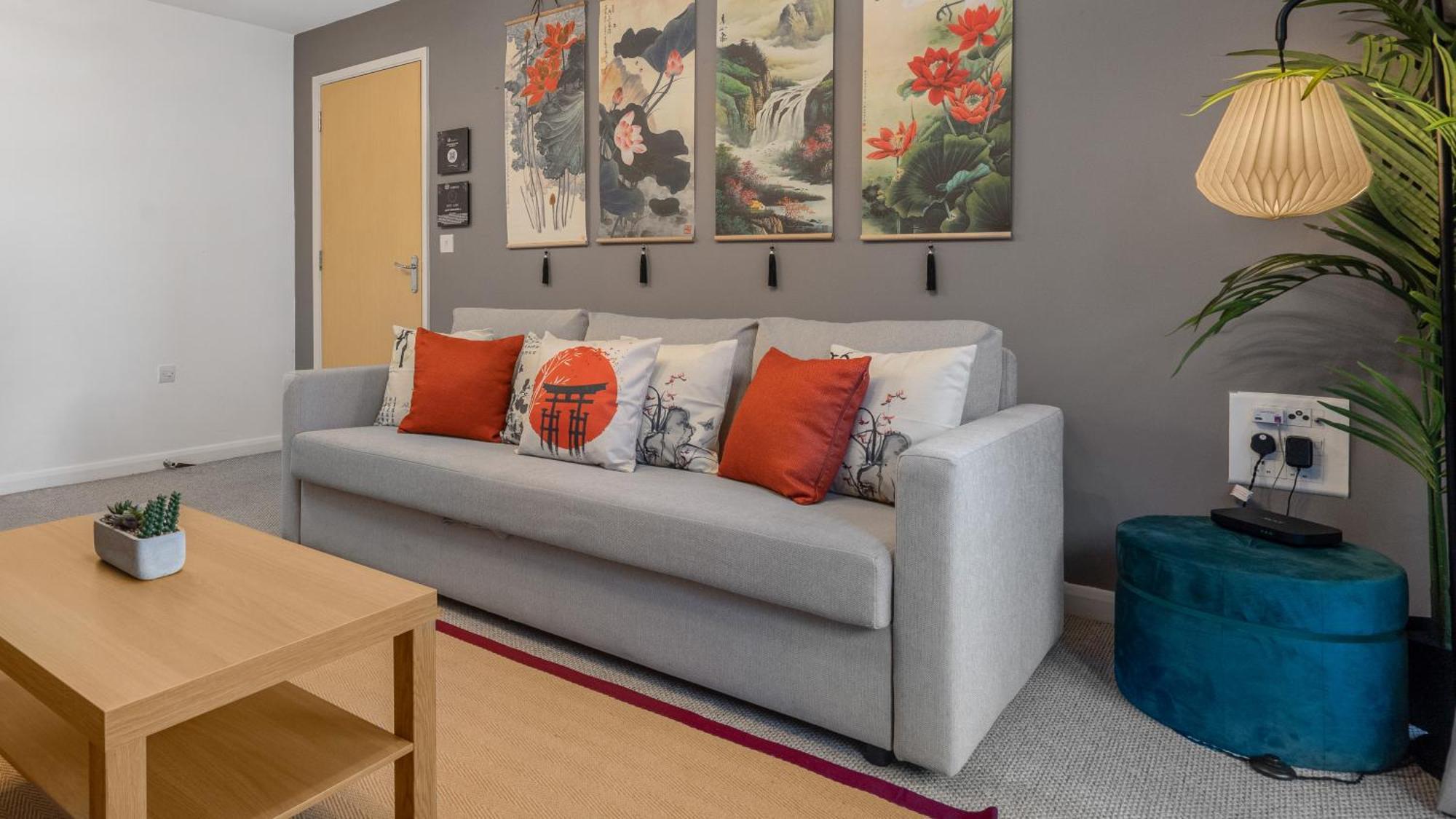 ברמינגהאם Japanese Suite 2Bed 2Bath, Free Park, Netfix, 75 Inch Tv, Games - City Centre- Maihom מראה חיצוני תמונה