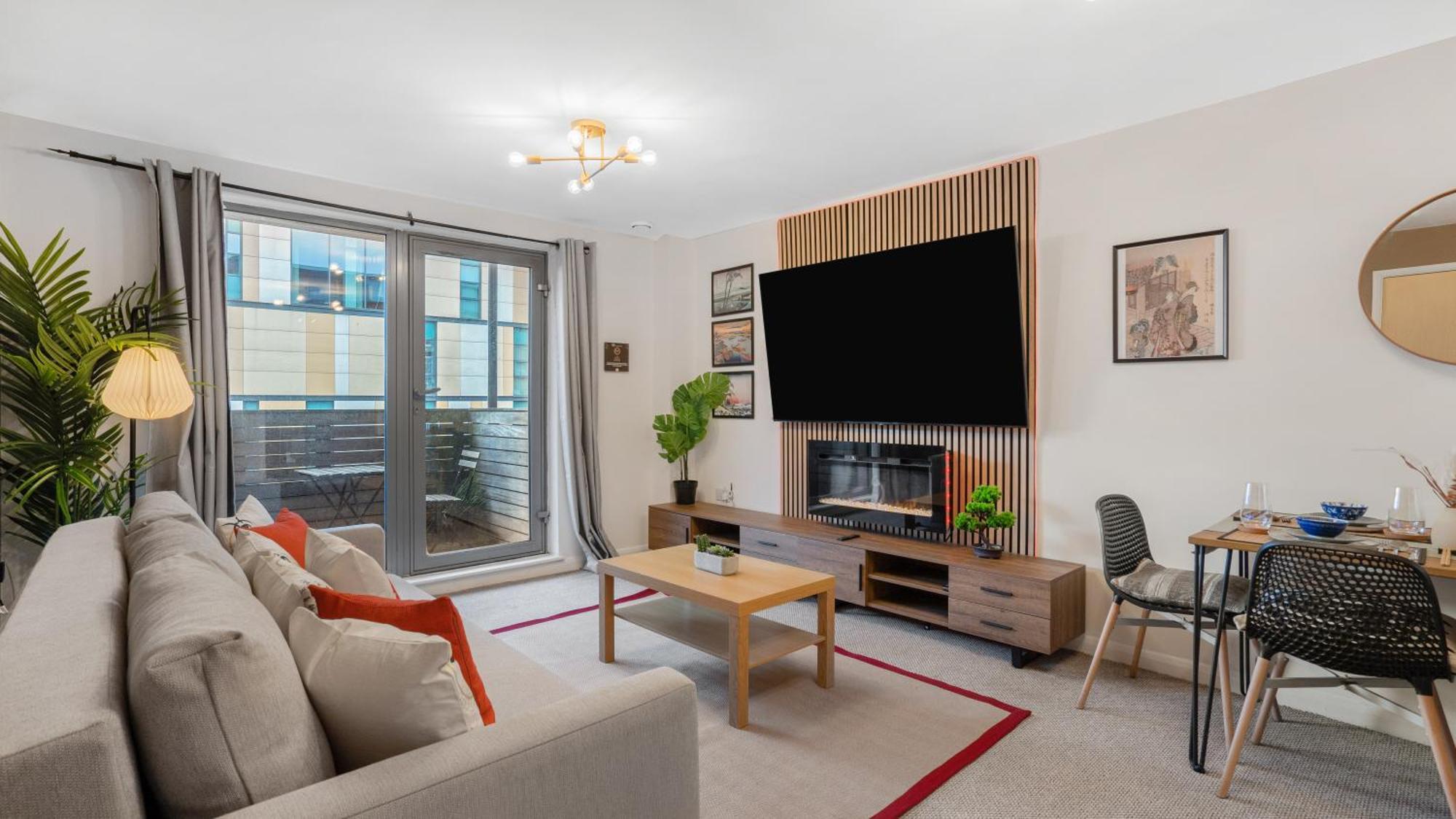 ברמינגהאם Japanese Suite 2Bed 2Bath, Free Park, Netfix, 75 Inch Tv, Games - City Centre- Maihom מראה חיצוני תמונה